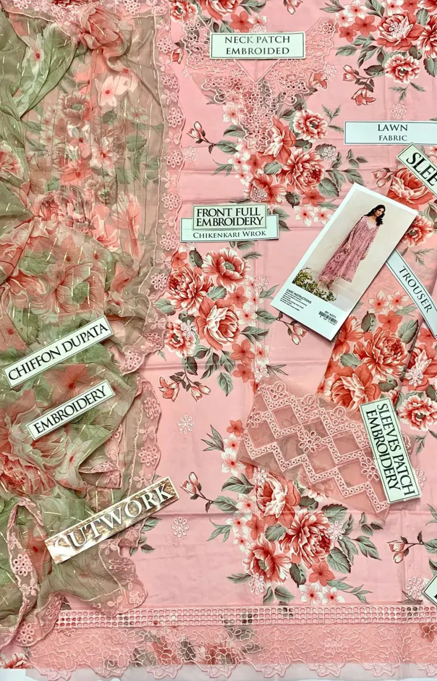 Dahlia Luxury Lawn | 3-Piece Embroidered Lawn Suit