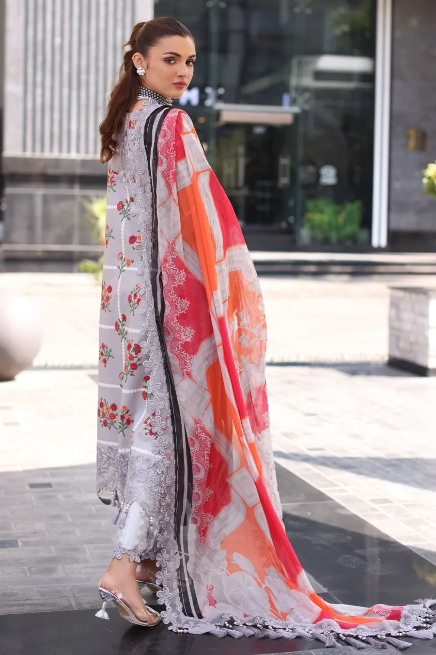 CC5-23 Combination Vol-III 2025 | 3-Piece Embroidered Lawn Suit with Chiffon Dupatta