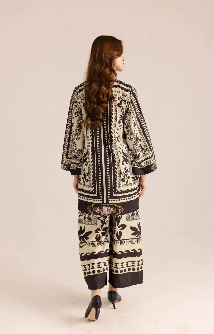 Tribal Accent Printed Co-Ord Set 112 | Women’s 2-Piece Suit