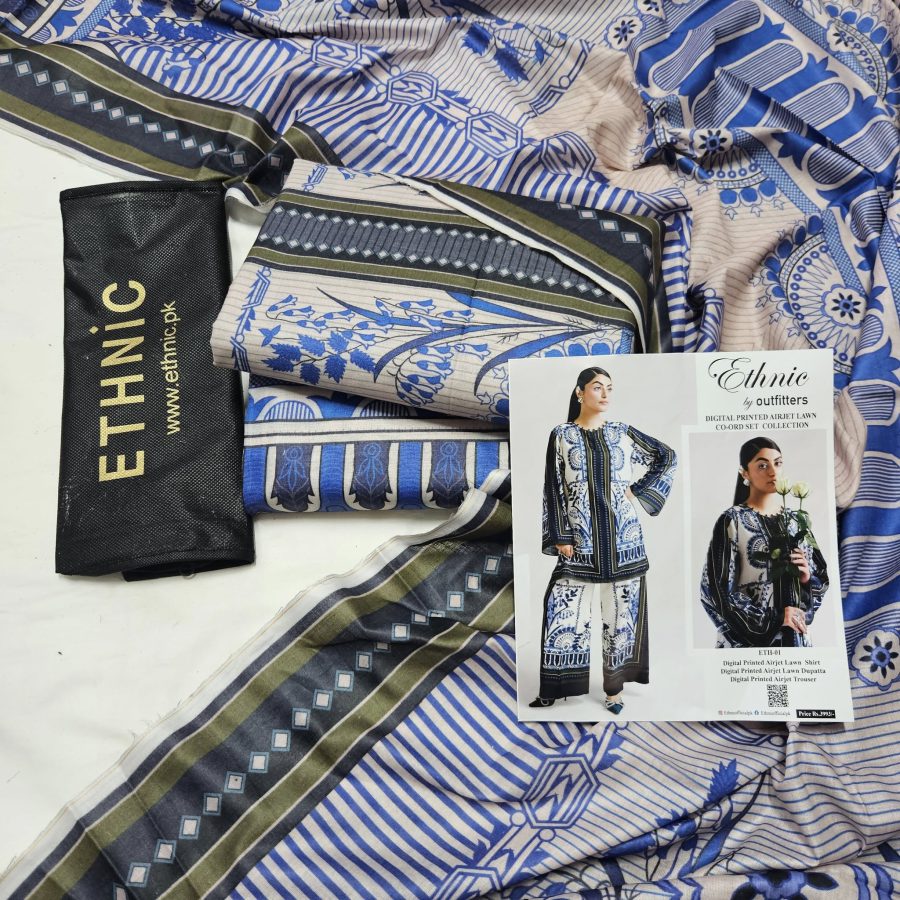 Stylish Accent Printed Co-Ord Set 110 | Women’s 2-Piece Suit